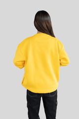 Good times always printed oversize sweatshirt