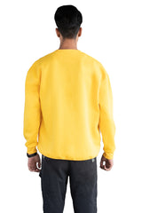Men’s yellow oversize sweatshirt