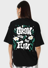 Go with the flow printed oversize T-shirt