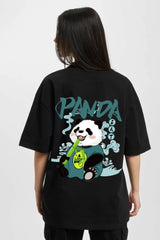 Panda Printed oversize Tee