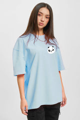 Panda Printed oversize Tee