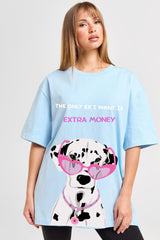 EXTRA Money Printed Tshirt