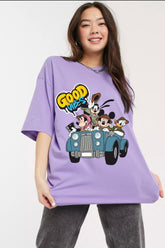 Mickey Vibes Printed T-shirt for women