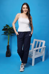Navy Blue Women Trouser