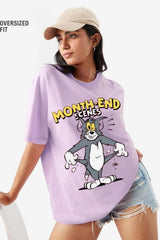 Cashless Oversize Printed Tee