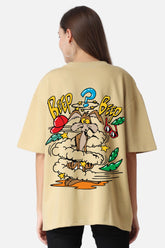 Beep Beep Printed Oversize T-shirt