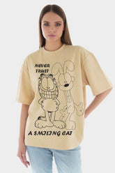 Smiling Cat Oversize T-shirt for women