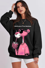 Pink Panther Oversize Sweatshirt