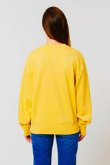 Yellow Oversize Sweatshirt for women