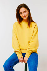 Yellow Oversize Sweatshirt for women