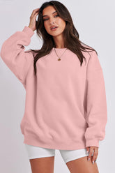 Peach Oversize Sweatshirt for women