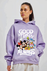 Good Times Always Printed HOODIE