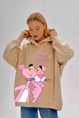 Cute Pink Printed HOODIE