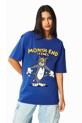 Cashless Oversize Printed Tee