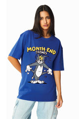 Cashless Oversize Printed Tee