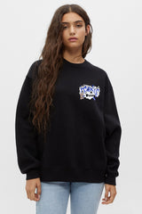Toxic Printed Oversize Sweatshirt
