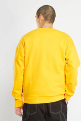 Good times always printed oversize sweatshirt