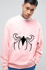 Spider printed oversize sweatshirt