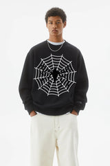 Spider printed oversize sweatshirt
