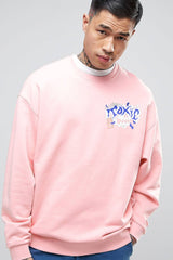 Toxic printed oversize sweatshirt