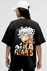 Anime printed oversize T-shIrt
