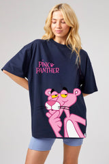 Cute Pink Panther Printed Tshirt for women