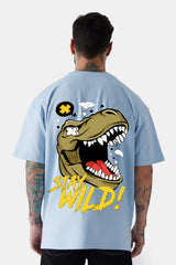 Stay wild Men oversized T-shirt