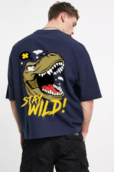 Stay wild Men oversized T-shirt