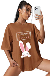 Adorable printed Oversized Tee
