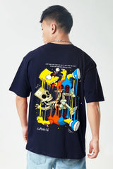 Barto Oversize Printed T-shirt for men