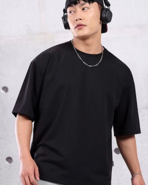 Basic Black Oversize T-shirt for men