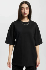 Basic Black Oversize T-shirt for women