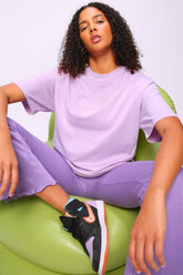 Basic Lavender Oversize T-shirt for women