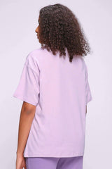 Basic Lavender Oversize T-shirt for women