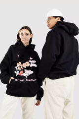 Mickey Together Black HOODIE COUPLE