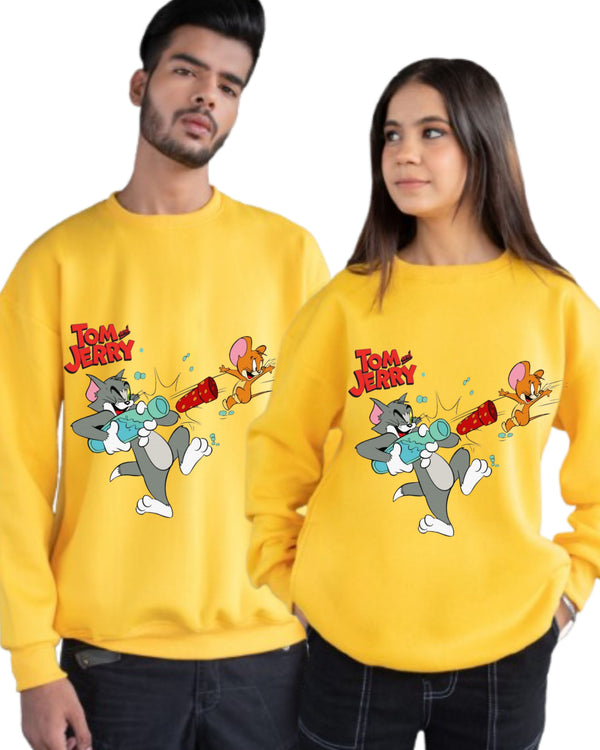 TOM & JERRY oversize Sweatshirt for couple