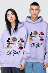 Lavender OH YES COUPLE HOODIE