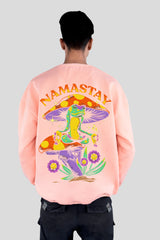 Namastay printed oversize sweatshirt