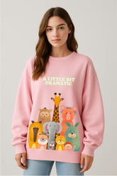 Animal Printed Sweatshirt