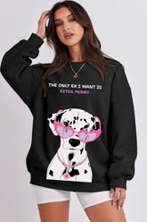 Extra Money Printed Sweatshirt