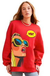 WOW Oversize Sweatshirt women