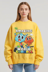 Gumball Printed Oversize Sweatshirt