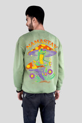 Namastay printed oversize sweatshirt