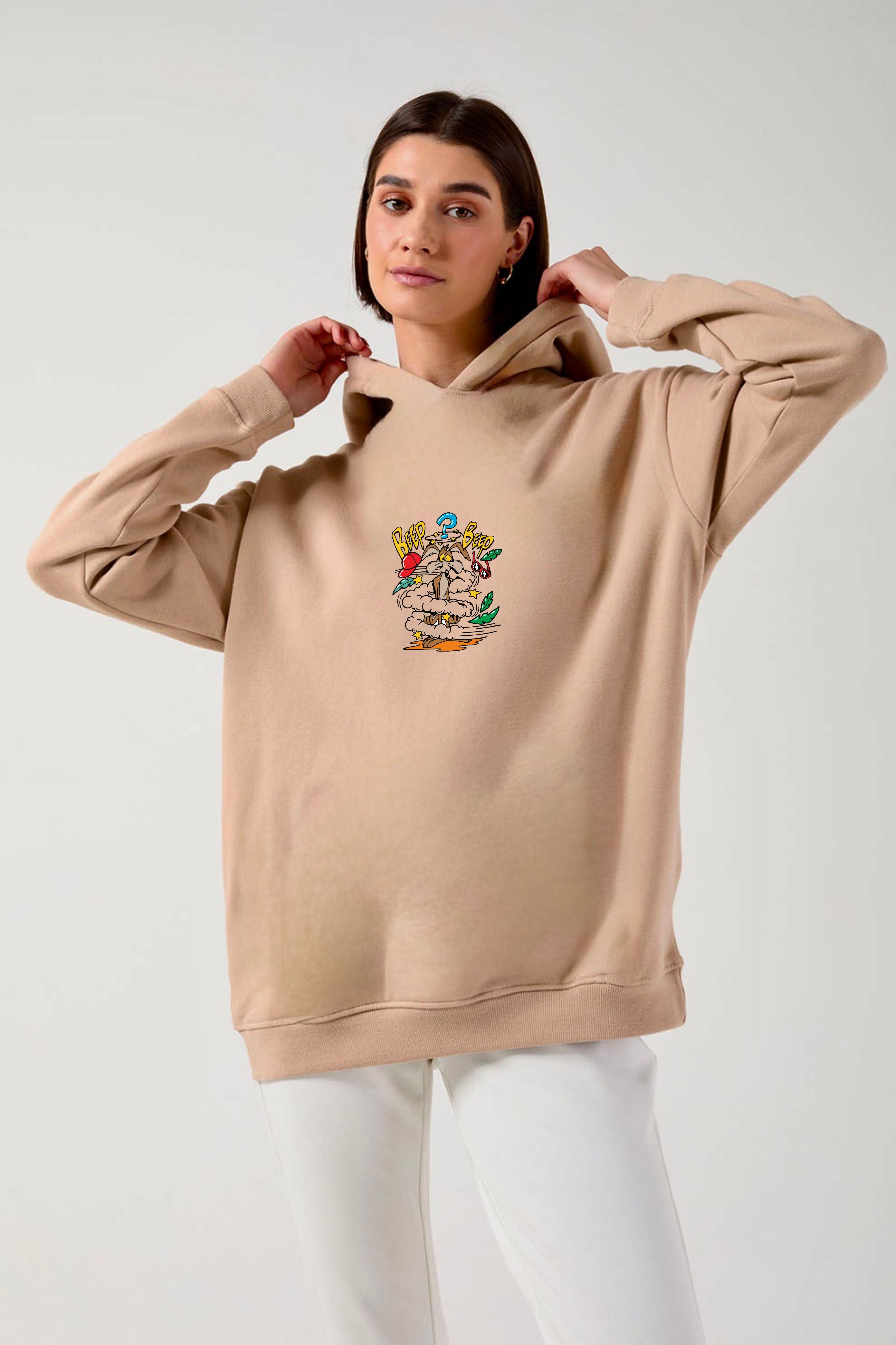 Beep Beep Printed HOODIE