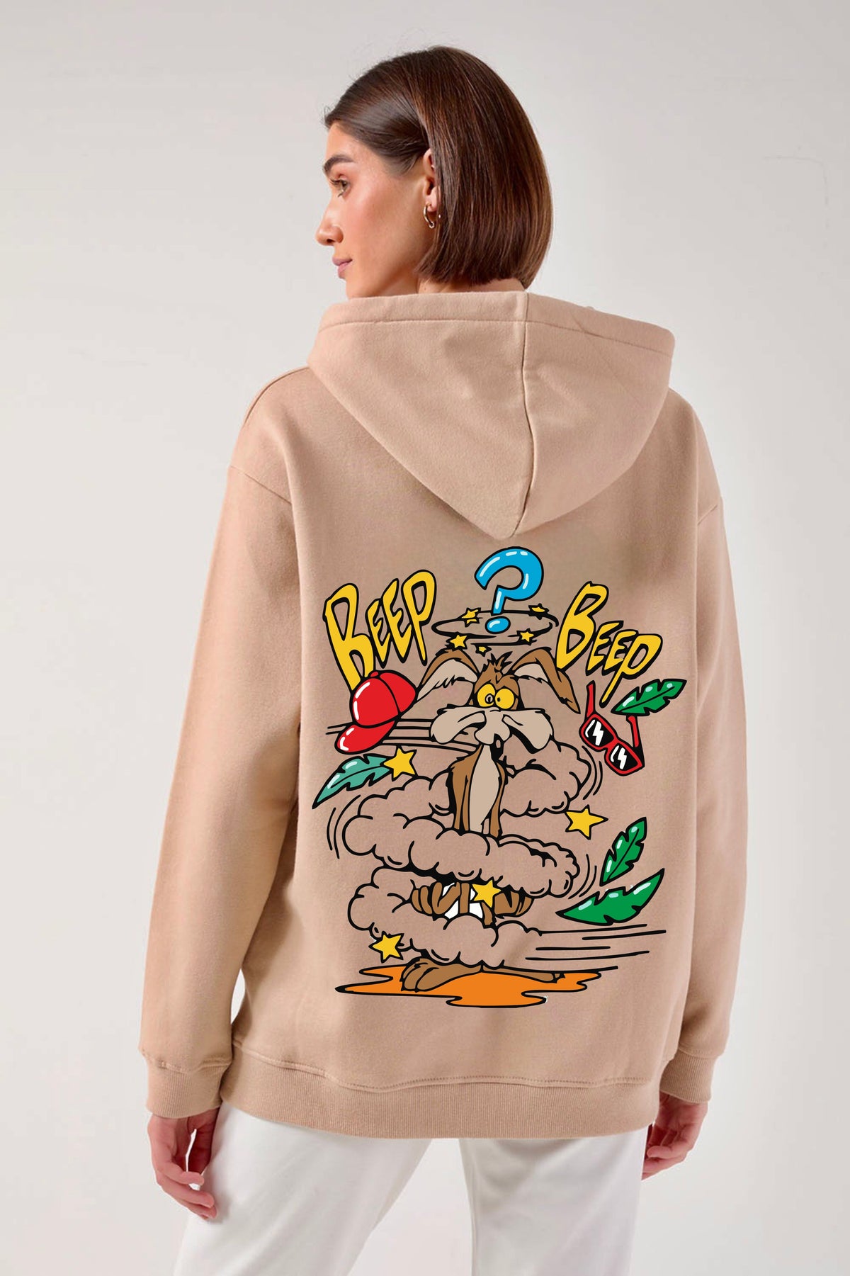 Beep Beep Printed HOODIE