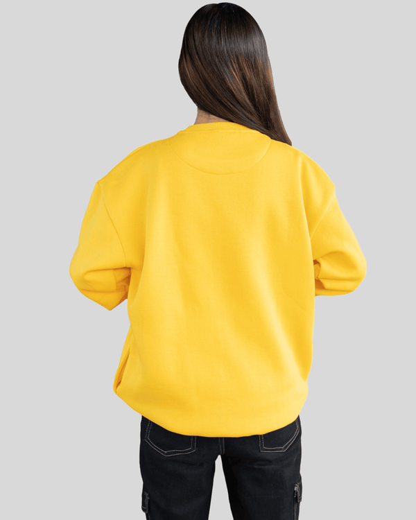 Good times always printed oversize sweatshirt