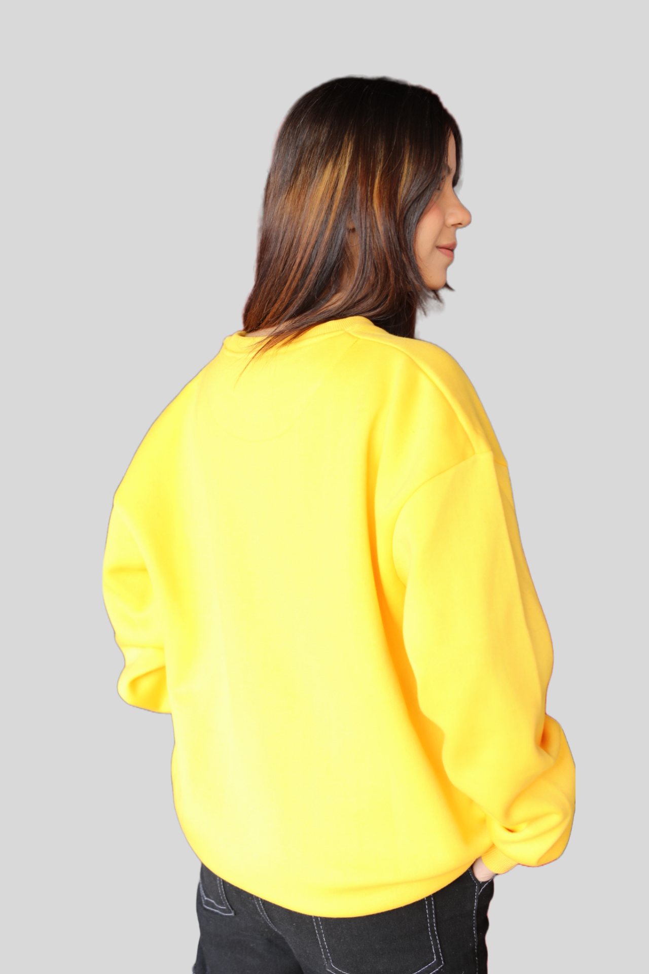 Wefree printed oversize sweatshirt