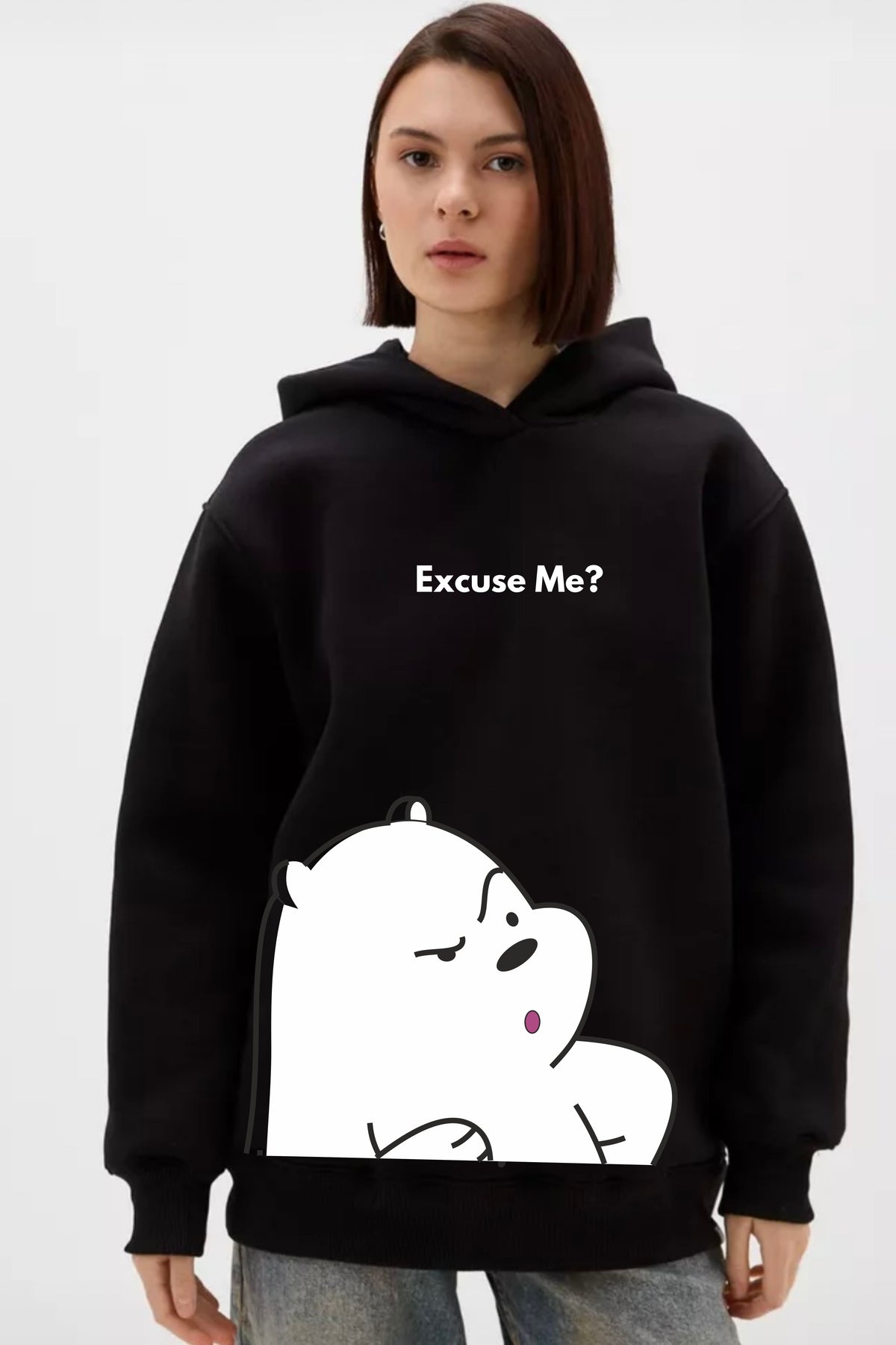 White Panda HOODIE