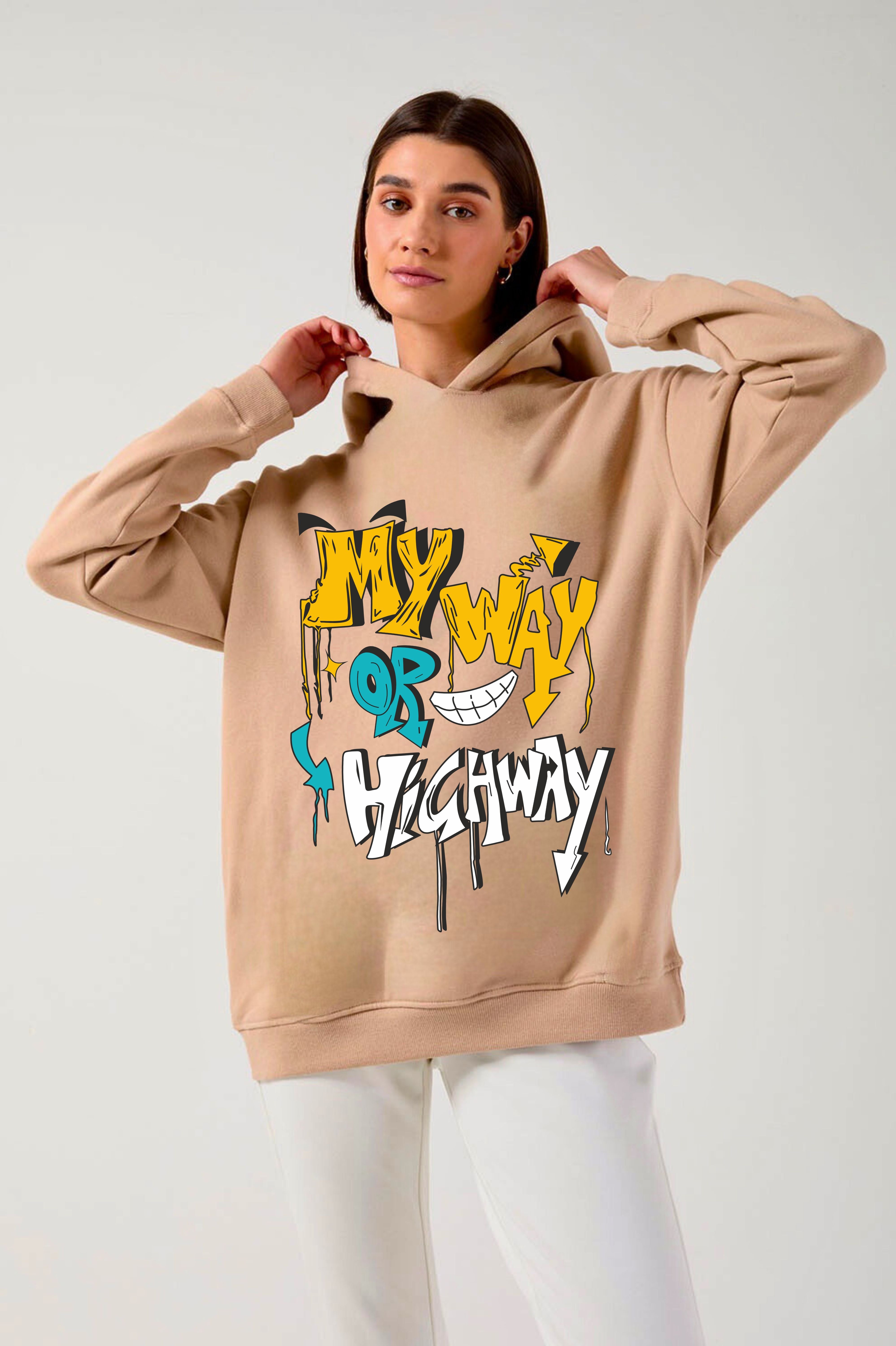 My Way Printed HOODIE