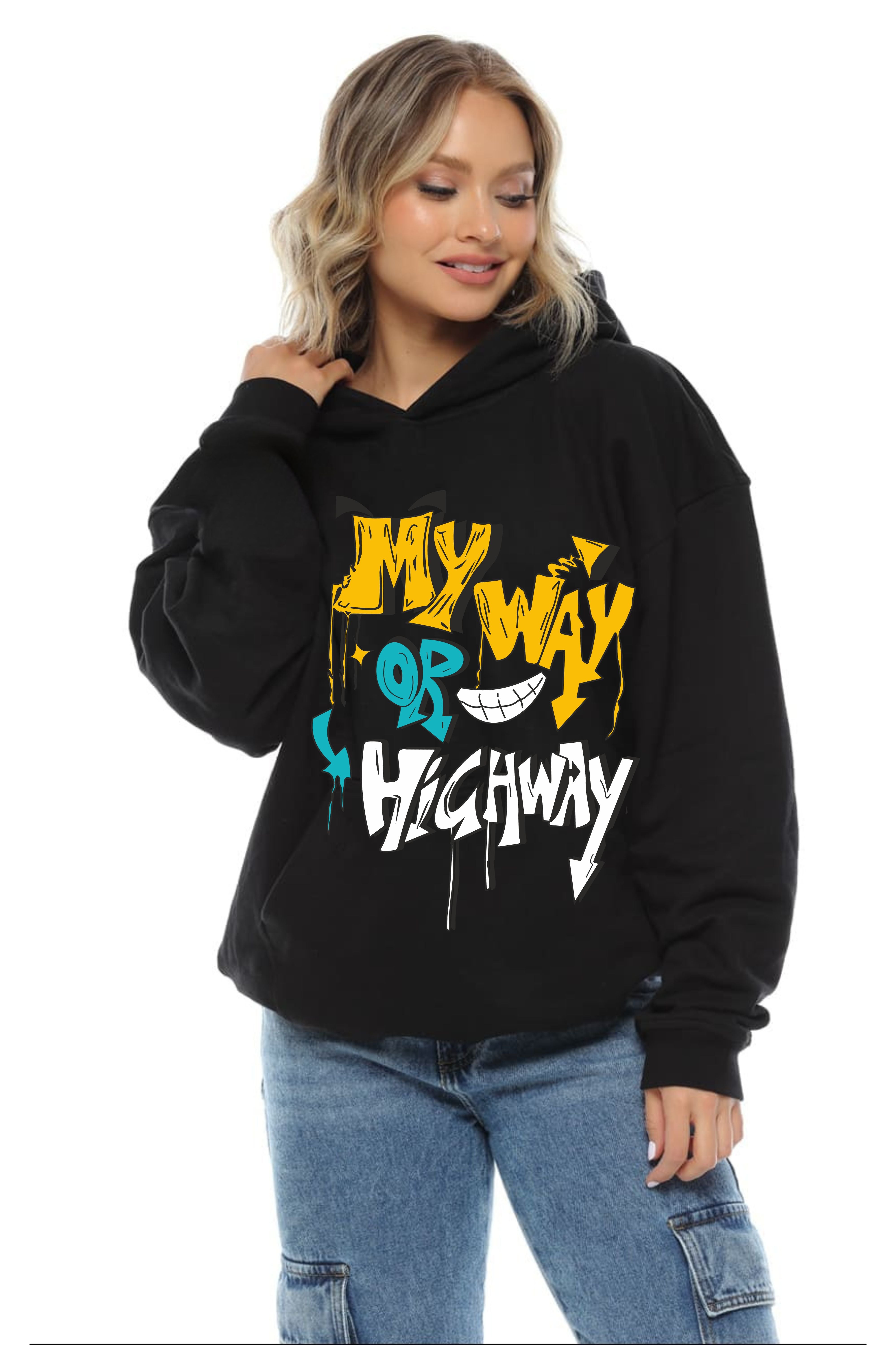 My Way Printed HOODIE